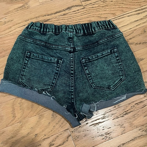 WILD Fable High Rise Green Acid Wash Jean Shorts - XS - Picture 2 of 5